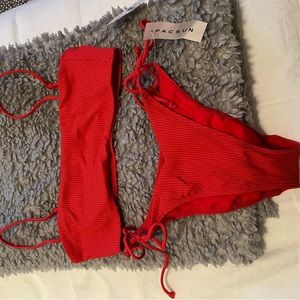 Pacsun Red Swimsuit